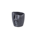 Plant pots suppliers ceramic flower pots and planters face model garden ornaments ceramic pot